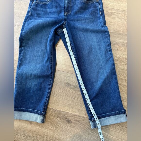 NYDJ Marilyn Straight Crop Jeans With Cuff Size 2 - Picture 9 of 9